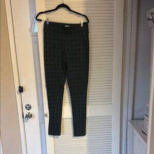 Green Plaid Leggings